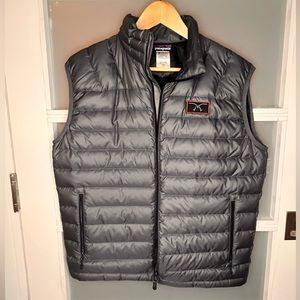 Men’s grey Patagonia puff vest size medium